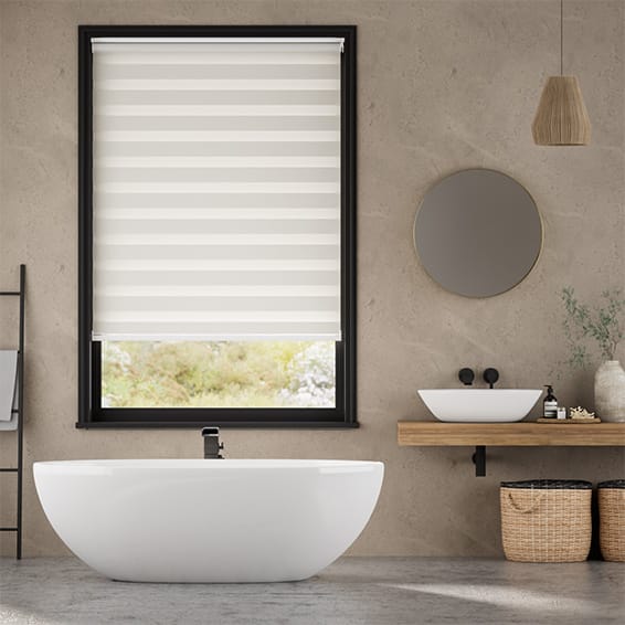 電動 ゼブラ ルグゼ・クリーム  調光ロールスクリーン