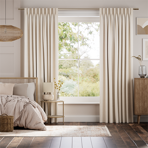 エッタ アイボリー カーテン