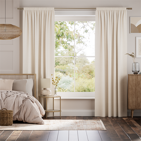 エッタ アイボリー カーテン