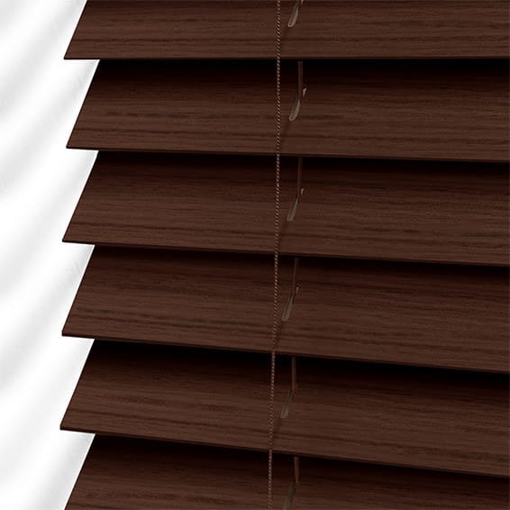ローズウッド 木製ブラインド 4個セット❗️ エクスプレス ローストブラウン ウッドブラインド