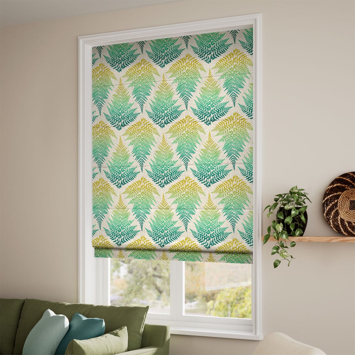 フィリックス ピーコック ローマンシェード