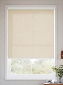 防炎 非遮光 マスタード ロールスクリーン サムネイル写真