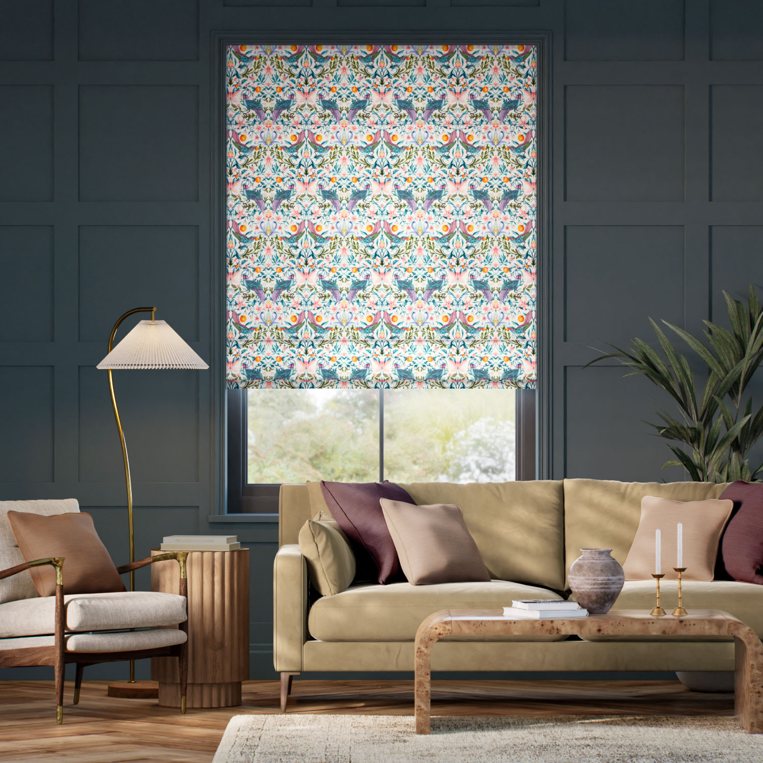 フォービドゥン・フルーツ ジュエル ローマンシェード