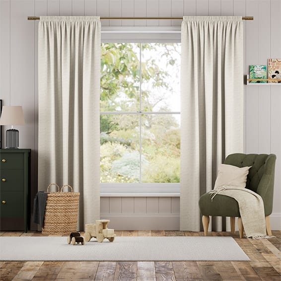 フスチャン オートミール カーテン