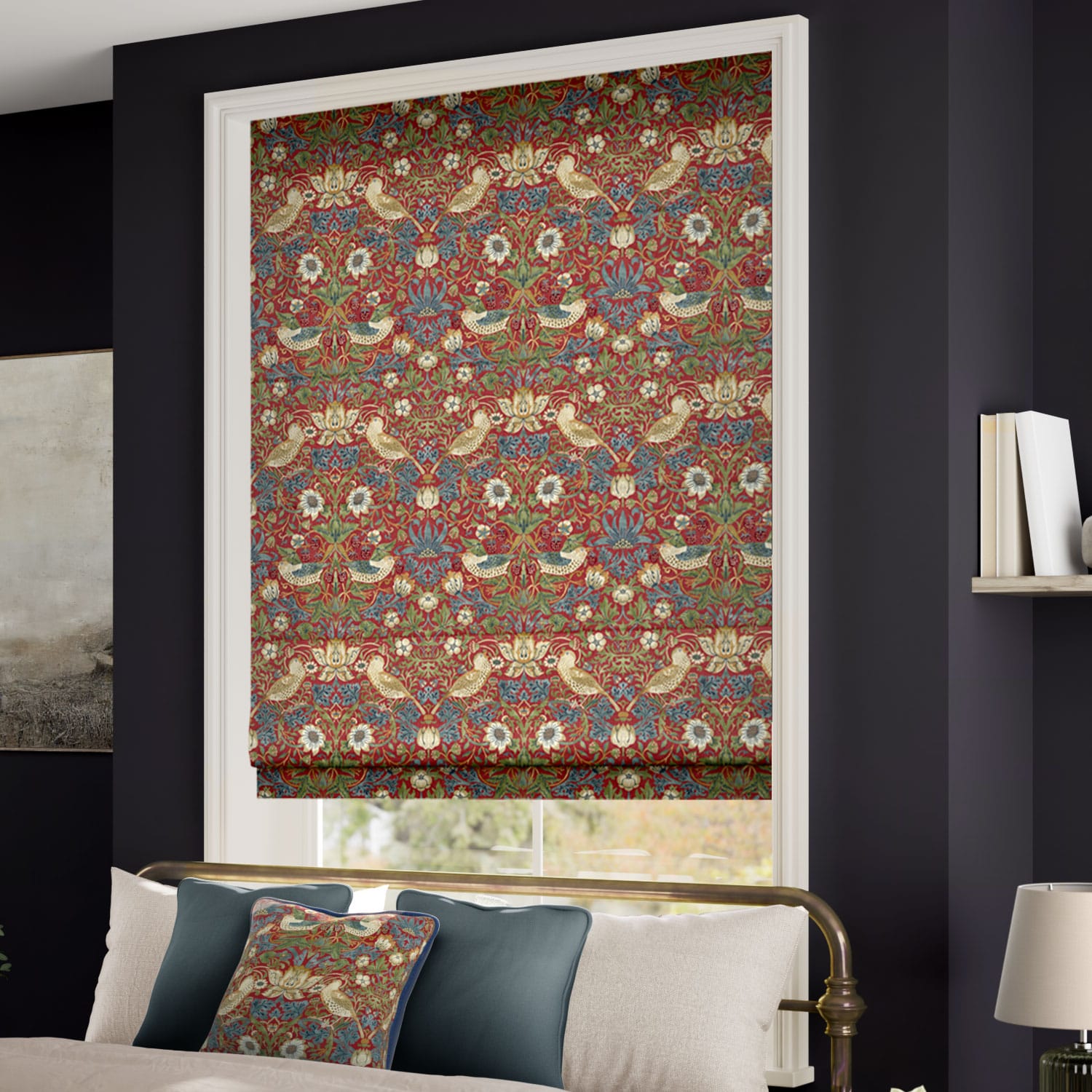 ウィリアムモリス　コルセット　いちご泥棒 ウィリアムモリス コルセット いちご泥棒 いちご泥棒 （Strawberry