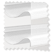 イリュージョン　ピュアホワイト 立体調光ロールスクリーン サンプルの写真