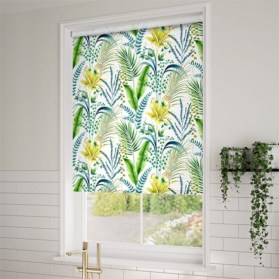 びっくりカーテン ボタニカル グリーン ボタニカルデザインの高機能