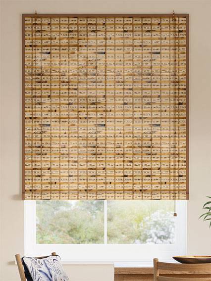 ジャワ シダー＆デメララ Roll Up Woven Wood サムネイル写真