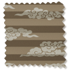 採光ハニカム 雲 胡桃 見本の写真