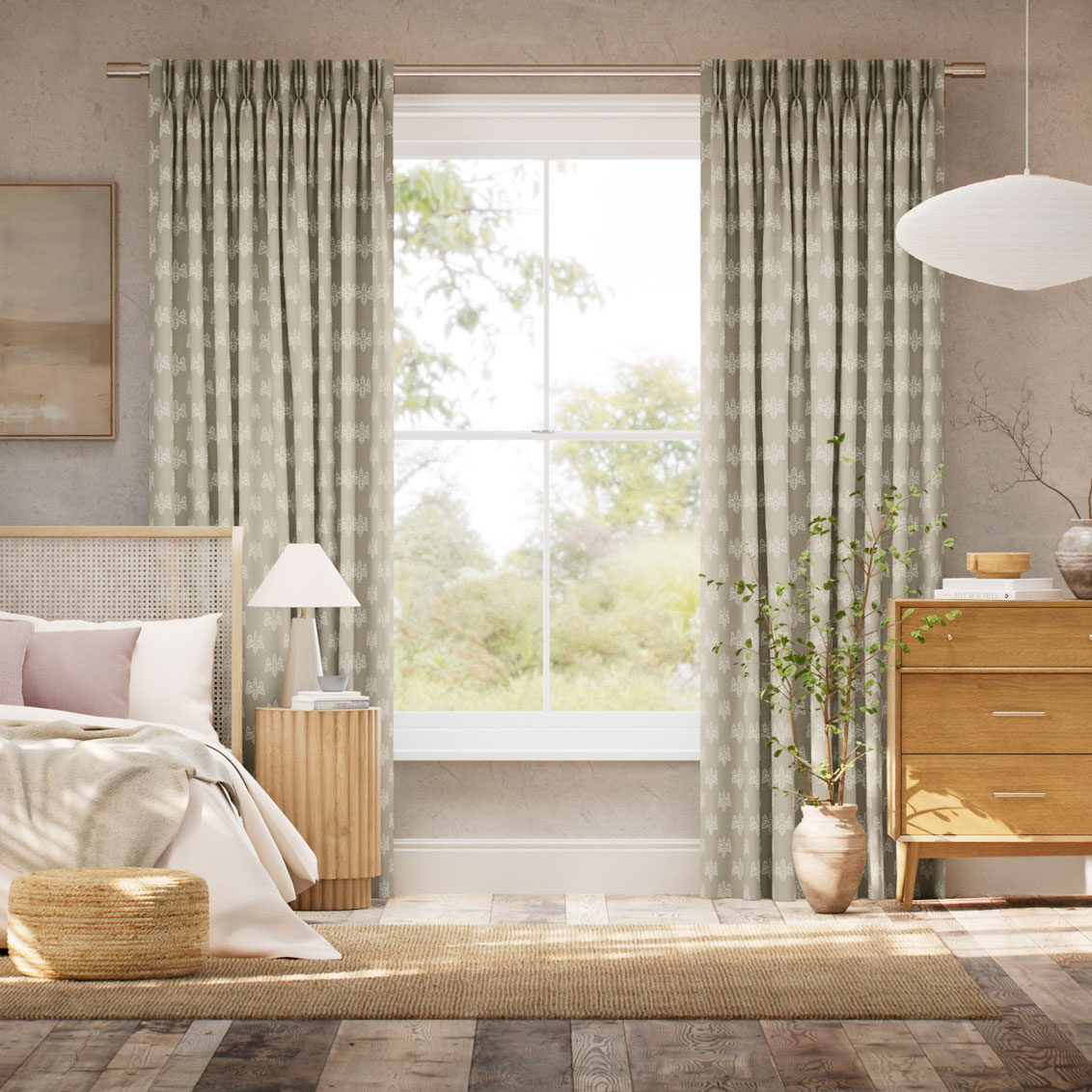 桐 麻 カーテン