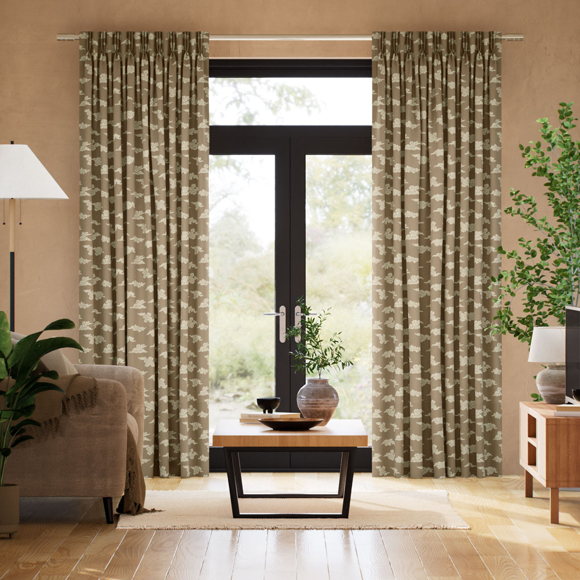 雲 胡桃  カーテン