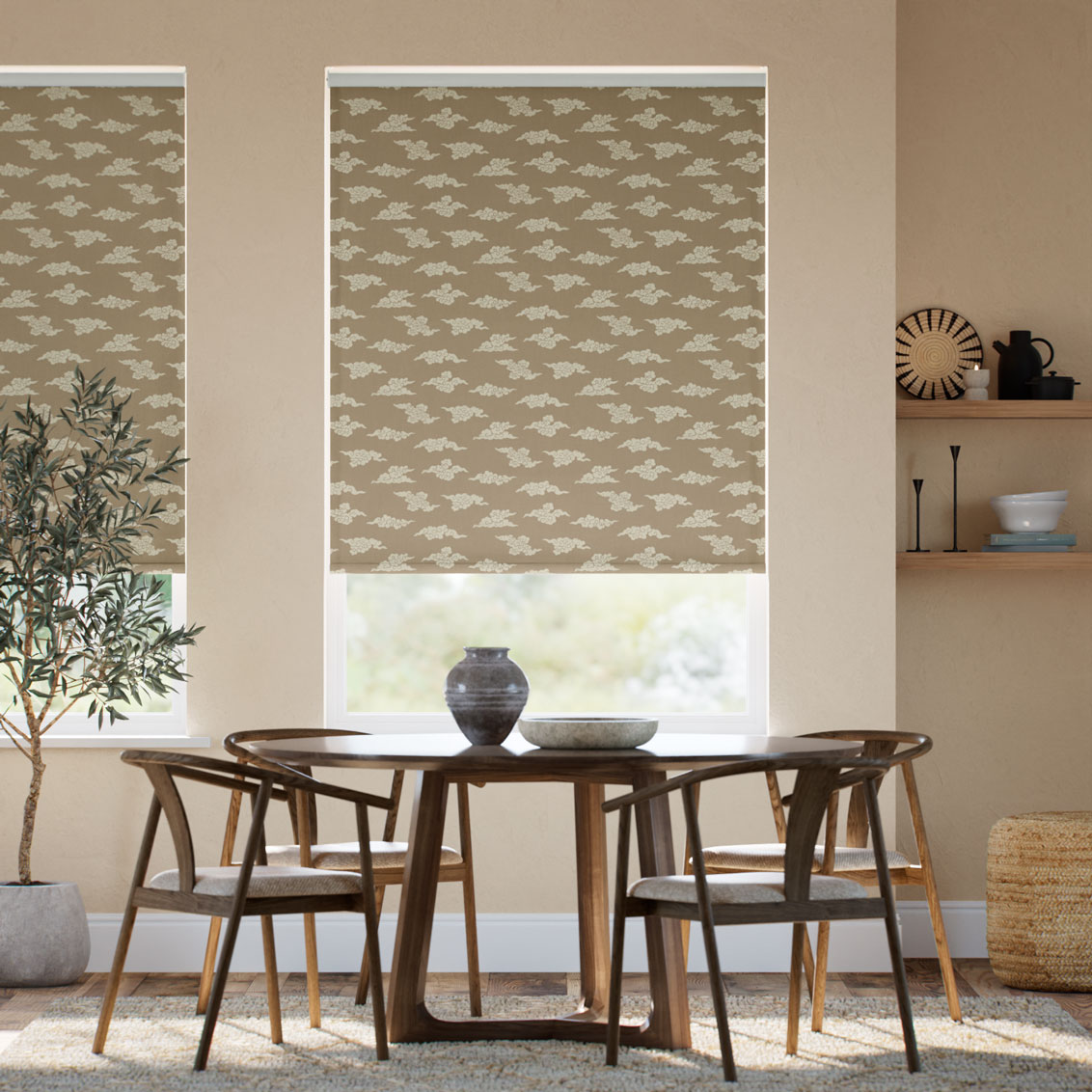 雲 胡桃 ロールスクリーン