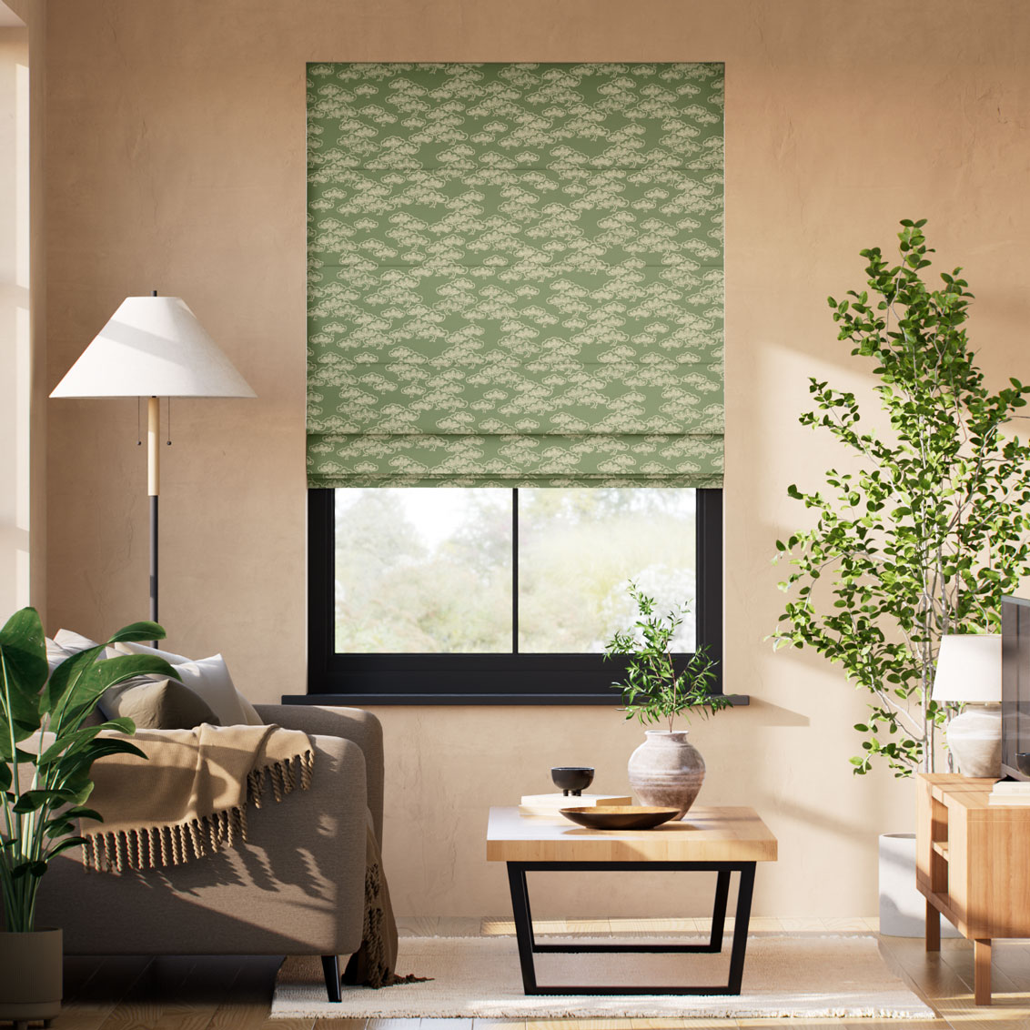 松 芽吹 ローマンシェード