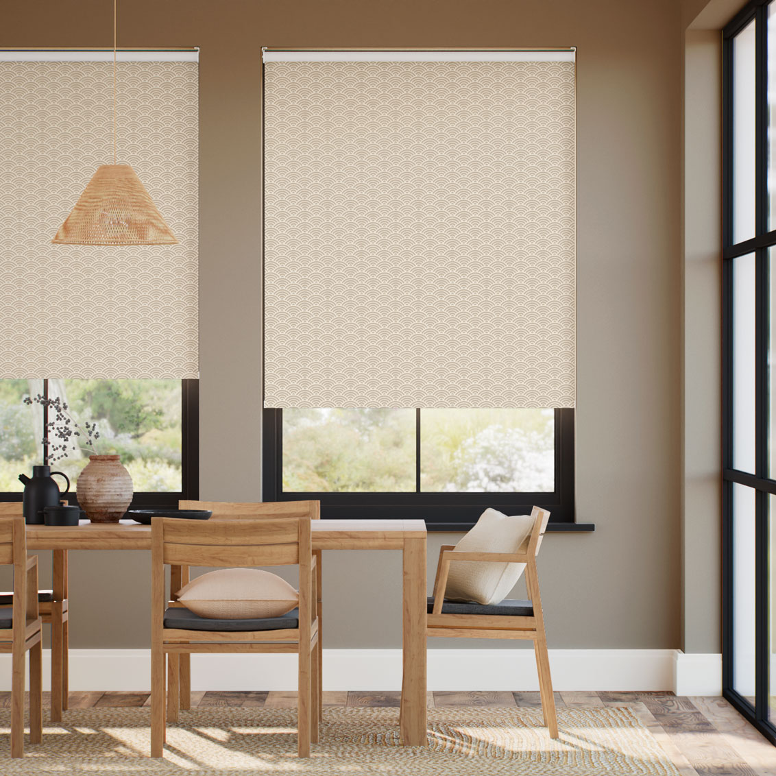 波 春 ロールスクリーン