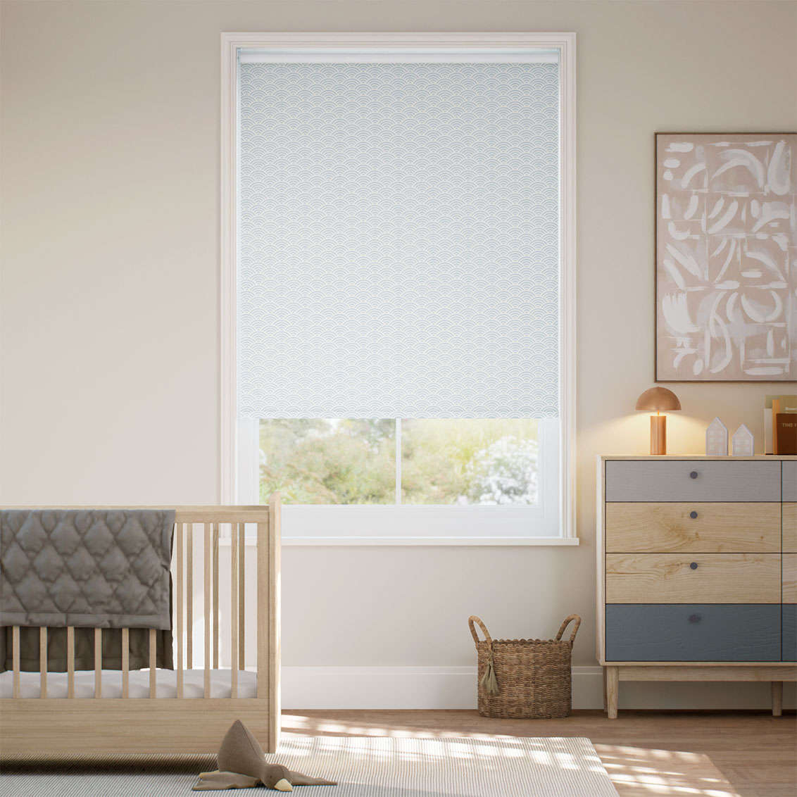 波 初夏 ロールスクリーン