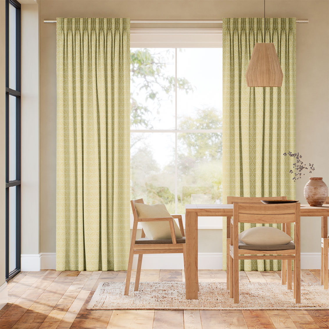 鳥結び 日向 カーテン