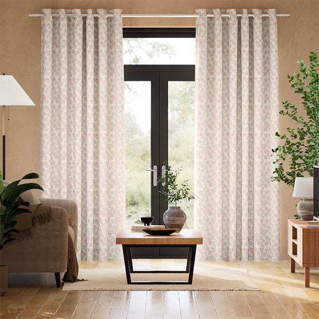 梅 紅 カーテン サムネイル写真