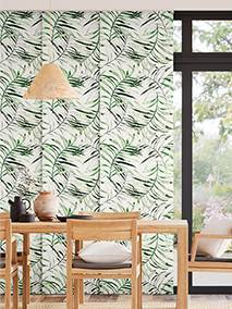 ケンチャ・リネン・リーフ パネルカーテン サムネイル写真