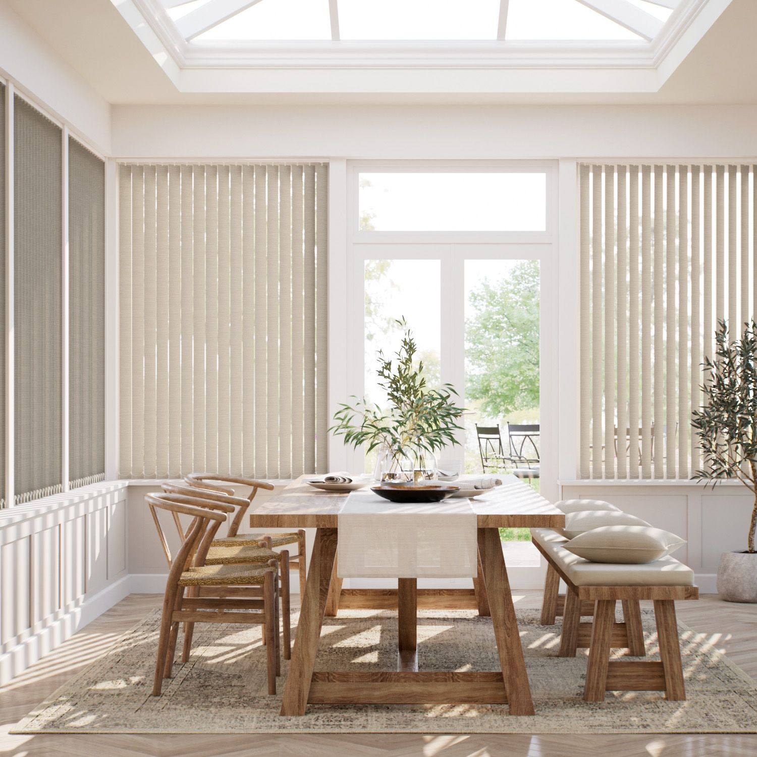 遮光 クラビ メープル バーチカル ブラインド