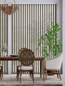 採光ナチュラルバーチカルブラインド | 優しい光でお部屋を満たす縦型