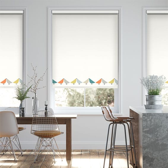 リンツ・ボーダー　ピメント ロールスクリーン