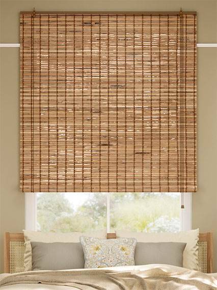 ロレト ウォールナット Roll Up Woven Wood サムネイル写真