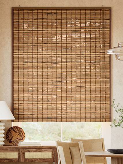 ロレト ウォールナット＆デメララ Roll Up Woven Wood サムネイル写真