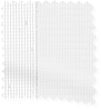ルチア　ブライトホワイト バーチカル・シアーブラインド サンプルの写真