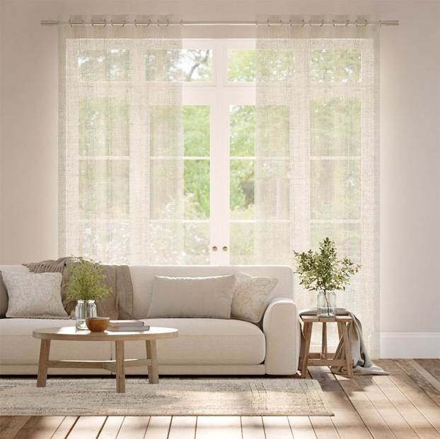 ルミエ　アリエル　オーツ　裏地なし カーテン サムネイル写真