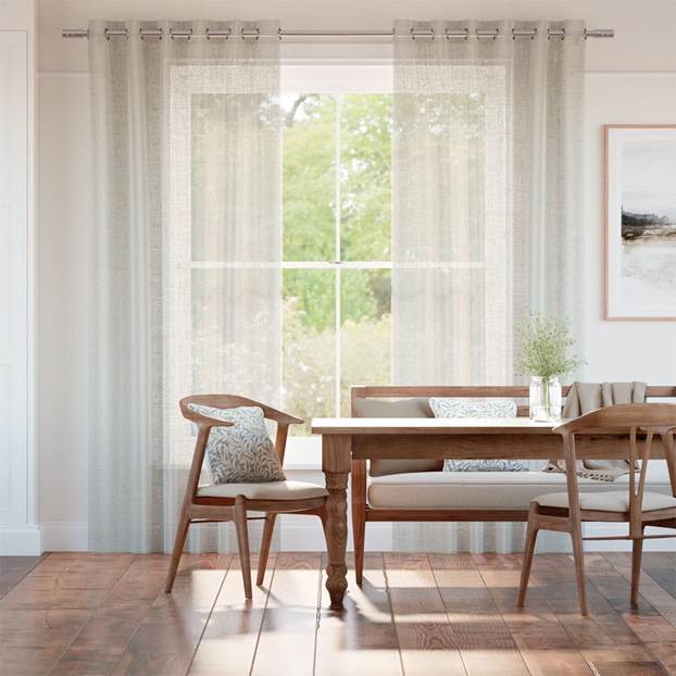 ルミエ　アリエル　ポートランドストーン　裏地なし カーテン サムネイル写真