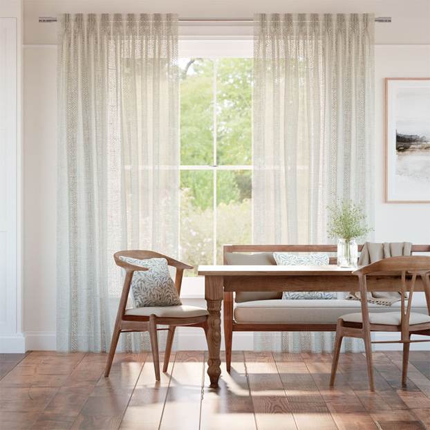 ルミエ　アリエル　ポートランドストーン　裏地なし カーテン サムネイル写真