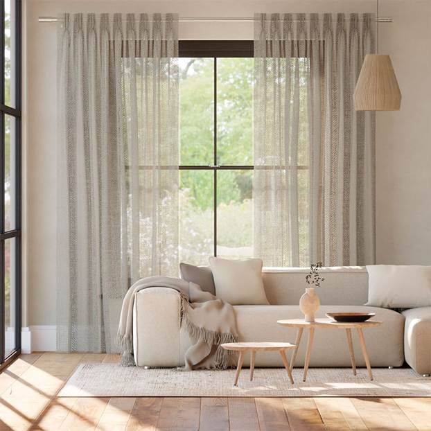 ルミエ　アリエル　ヨークストーン　裏地なし カーテン サムネイル写真