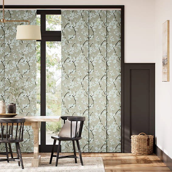 マデリン・リネン・チョークホワイト パネルブラインド