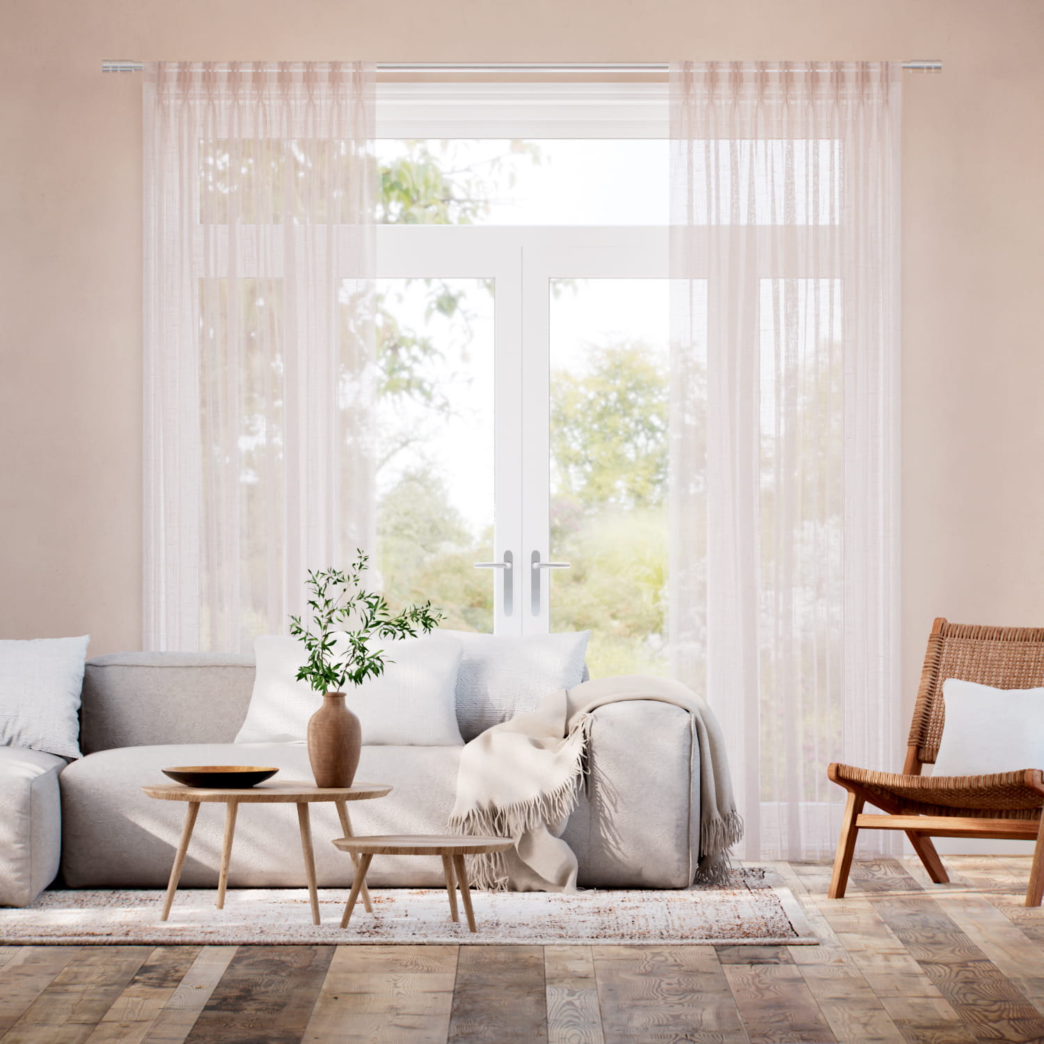 あんず レース カーテン