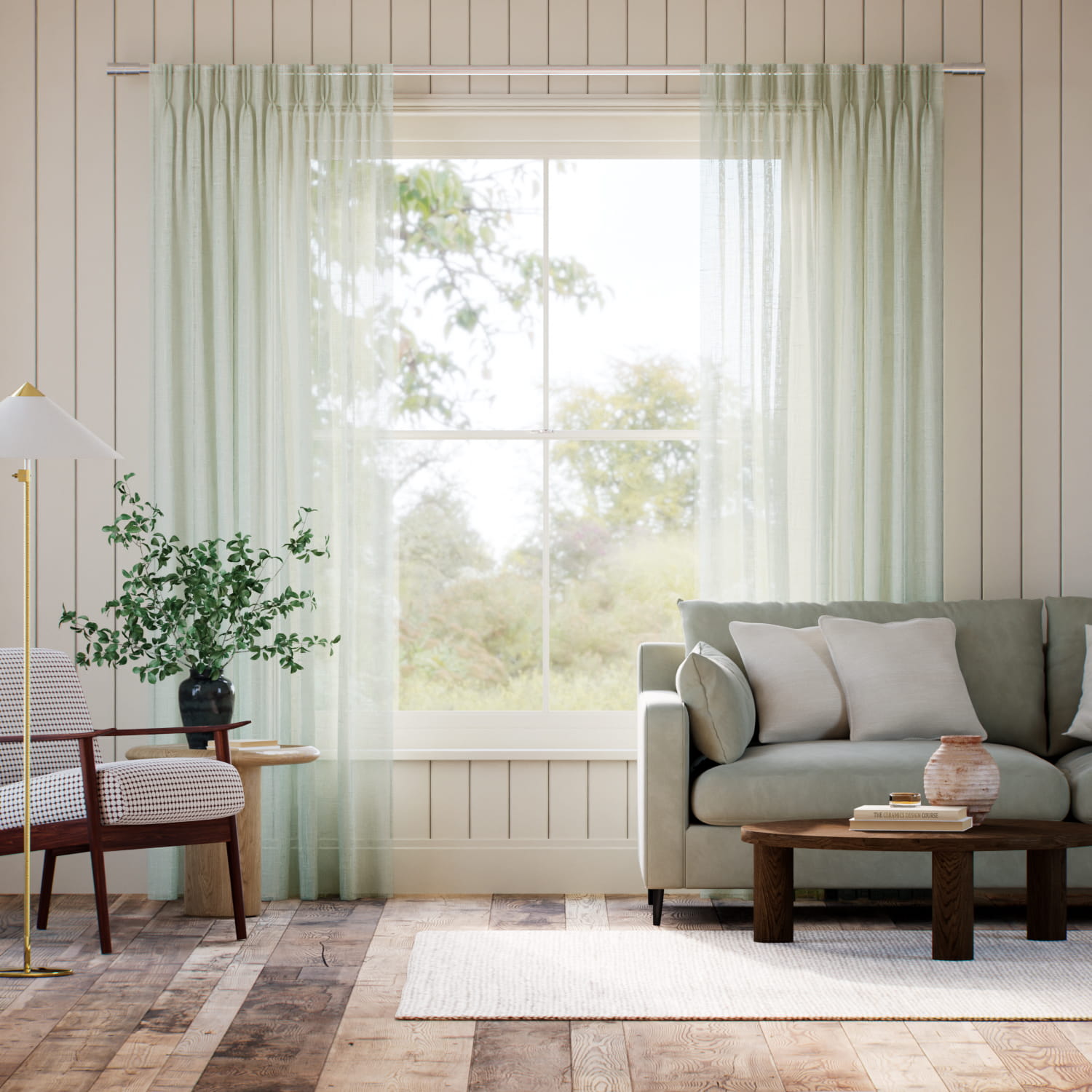 わかくさ レース カーテン