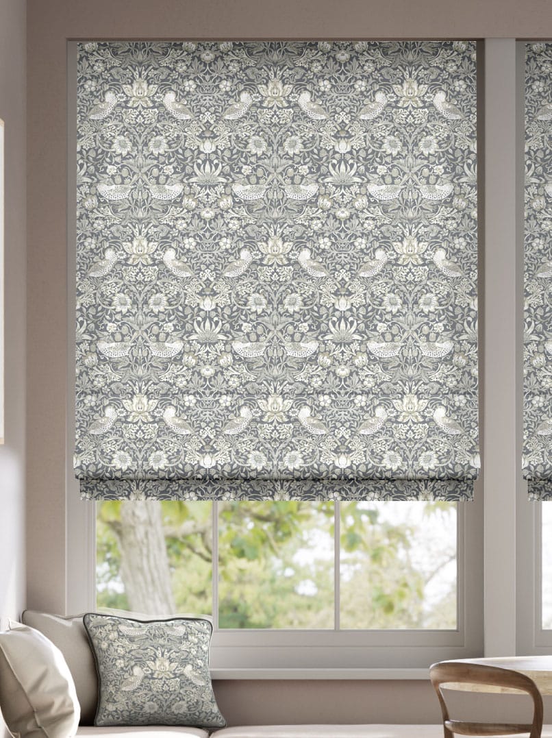 ウィリアムモリス ローマンシェードコレクション | 英国の伝統的な