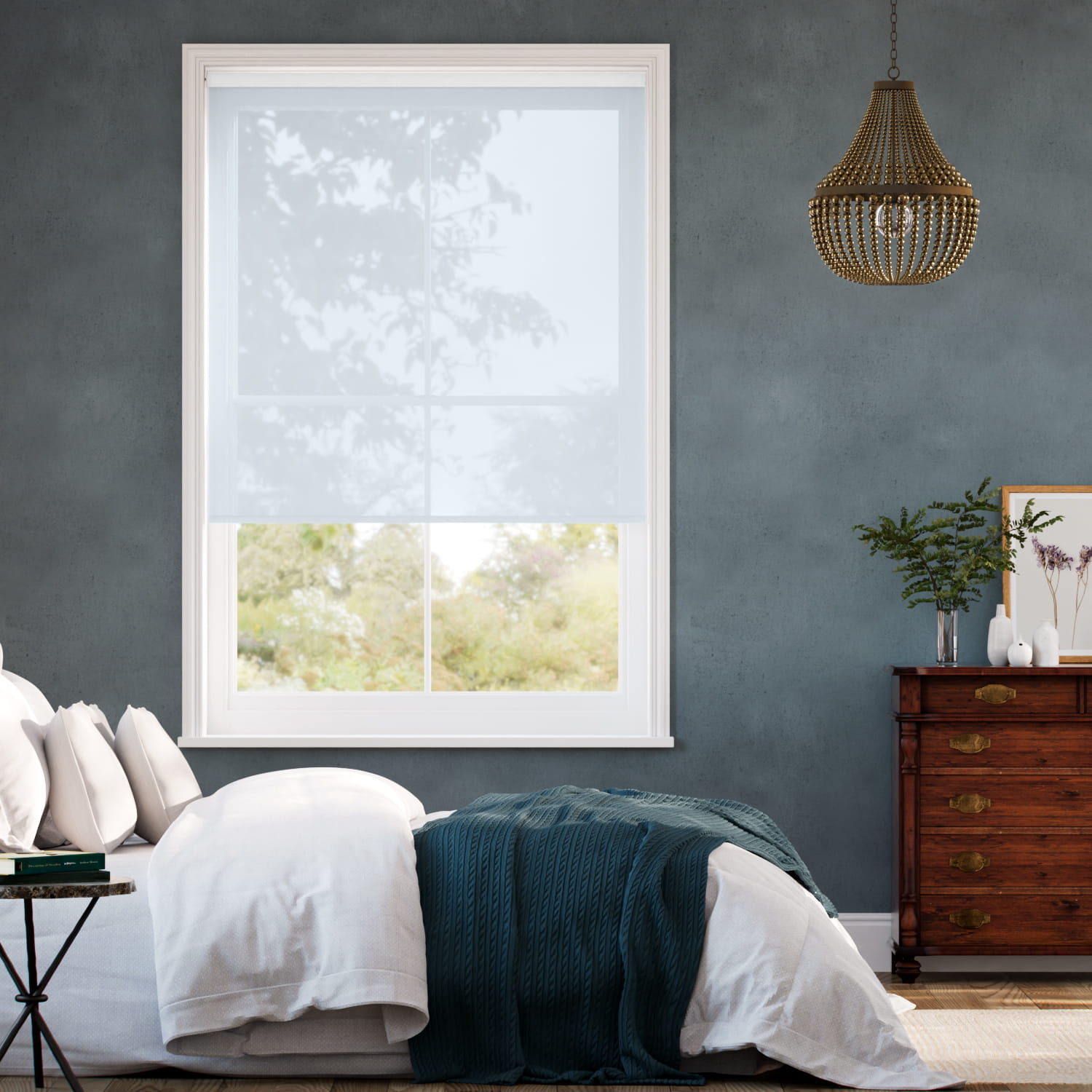 メロー ブルー ロールスクリーン