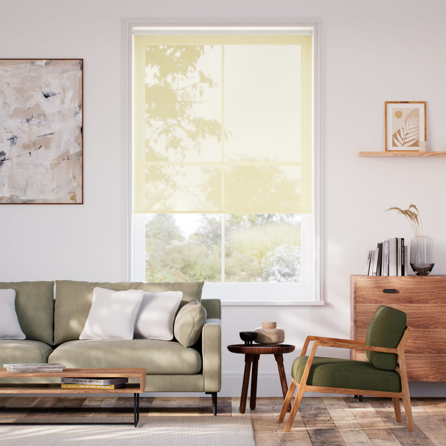 メロー ピスタチオ ロールスクリーン