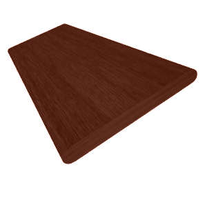 メトロポリタン チェリーブラウン ウッドブラインド サンプルの写真