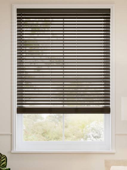 コードレス メトロポリタン ダークオーク ウッドブラインド サムネイル写真