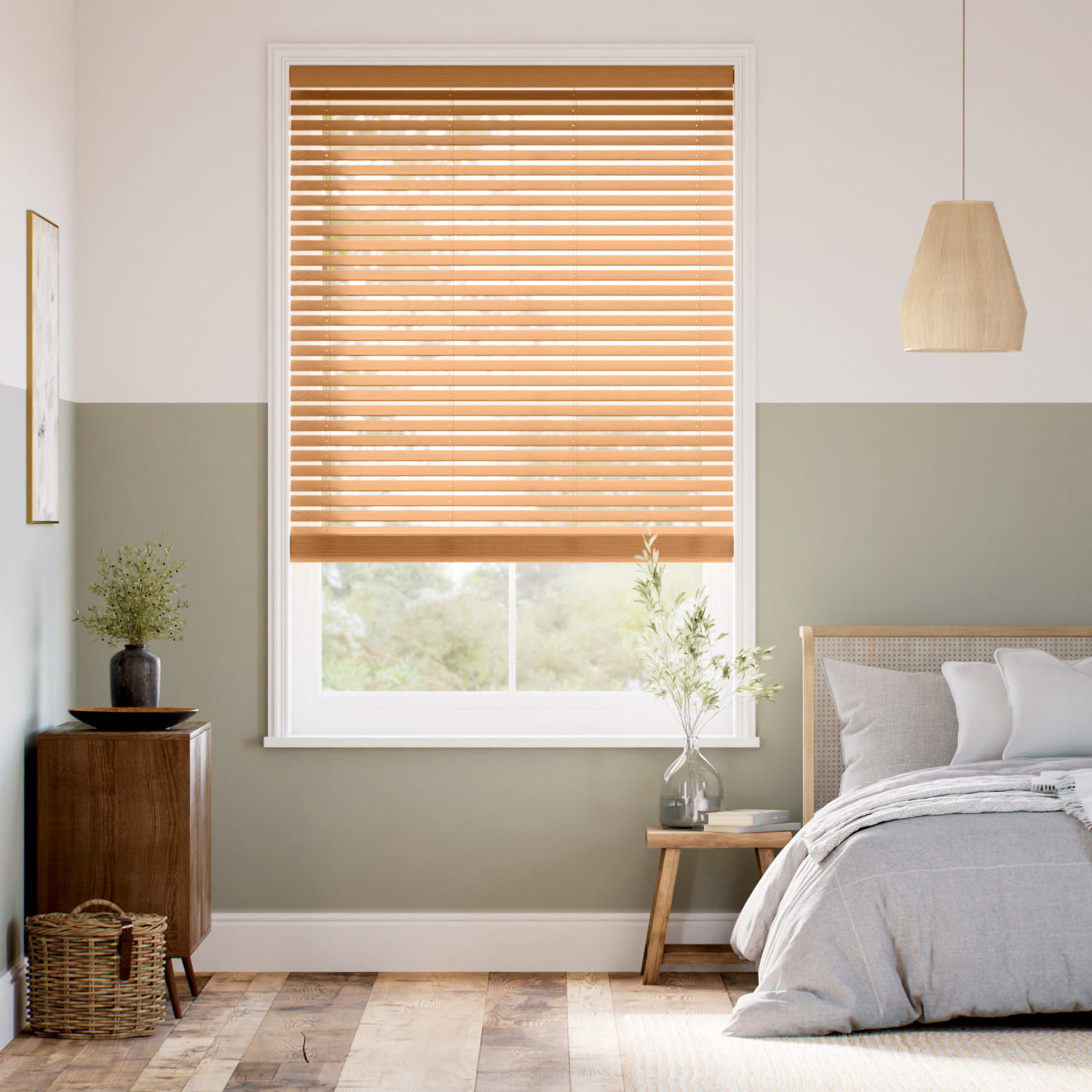 コードレス メトロポリタン ハニーオーク ウッドブラインド