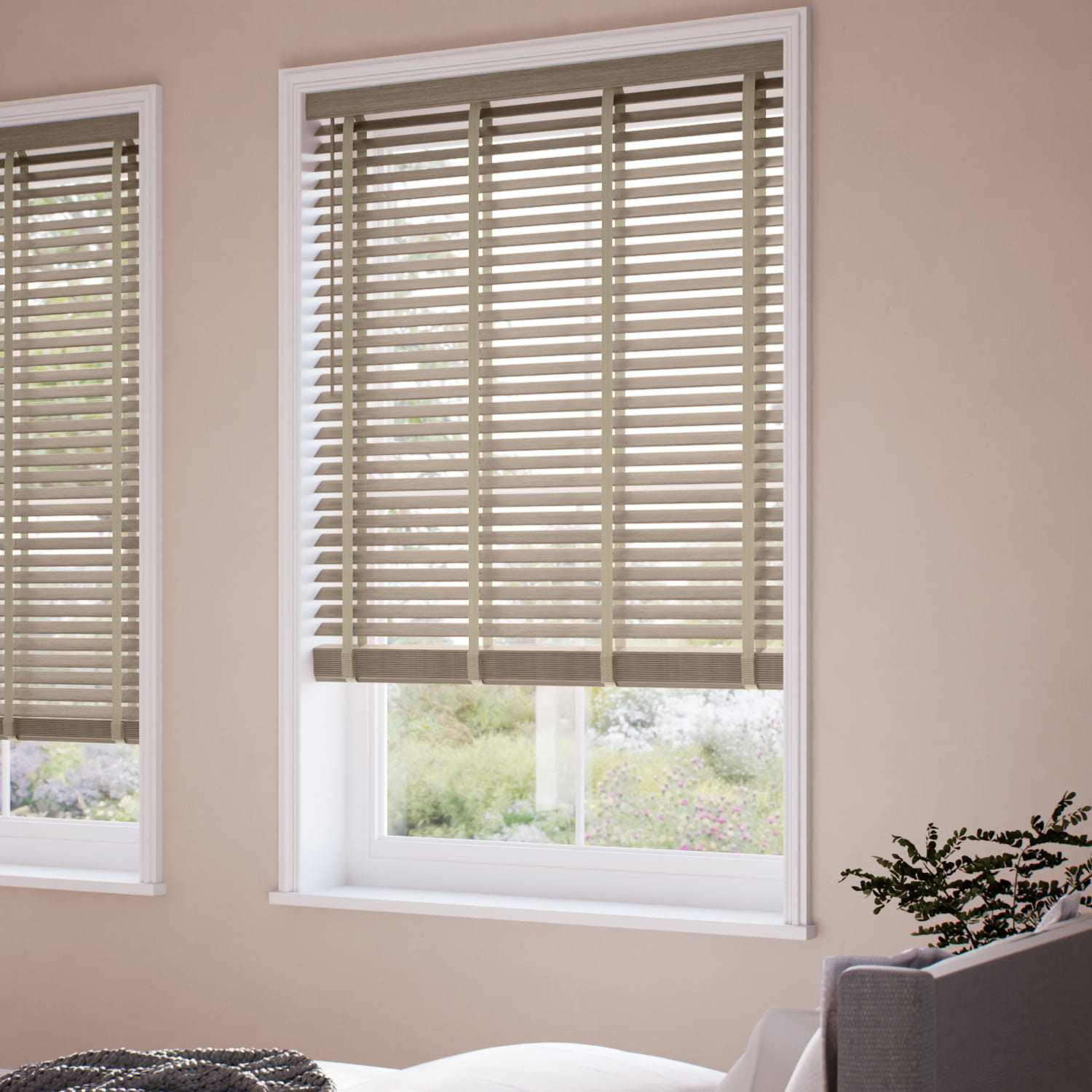 コードレス メトロポリタン アッシュオーク＆ストーン ウッドブラインド