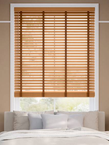 コードレス メトロポリタン ハニー＆ブロンズ ウッドブラインド サムネイル写真
