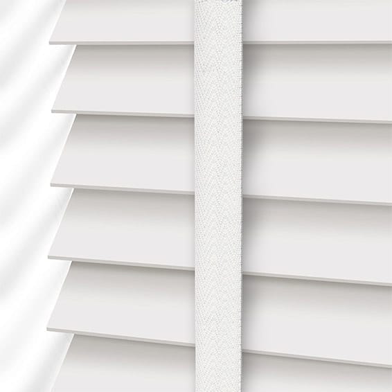 コードレス メトロポリタン スノー＆チョーク ウッドブラインド