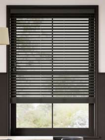 メトロポリタン スチールグレー ウッドブラインド サムネイル写真