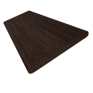 メトロポリタン ダークウォールナット ウッドブラインド サンプルの写真