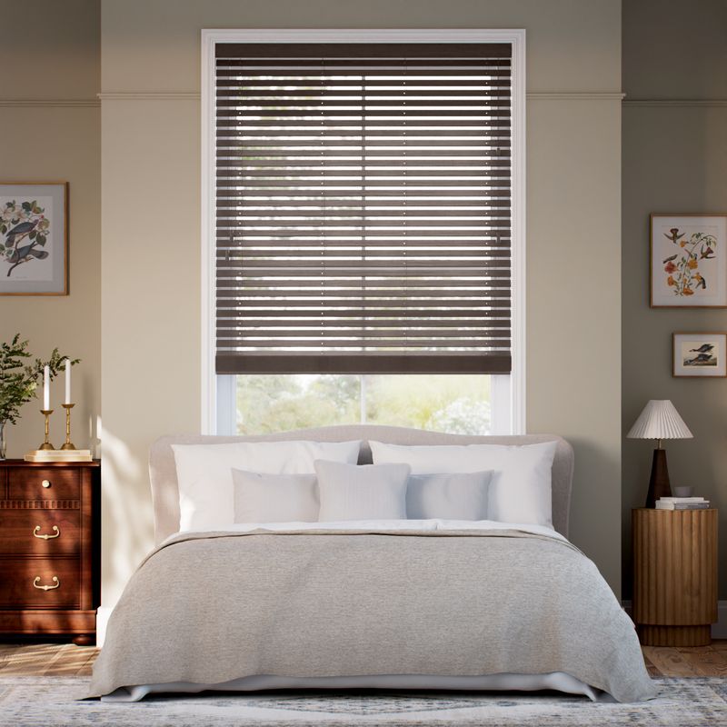 メトロポリタン ダークウォールナット ウッドブラインド