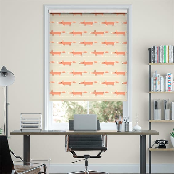 ミスターフォックス・ミニ　オレンジ ロールスクリーン