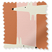 ミスターフォックス・ストライプ　ブラッシュ ローマンシェード サンプルの写真
