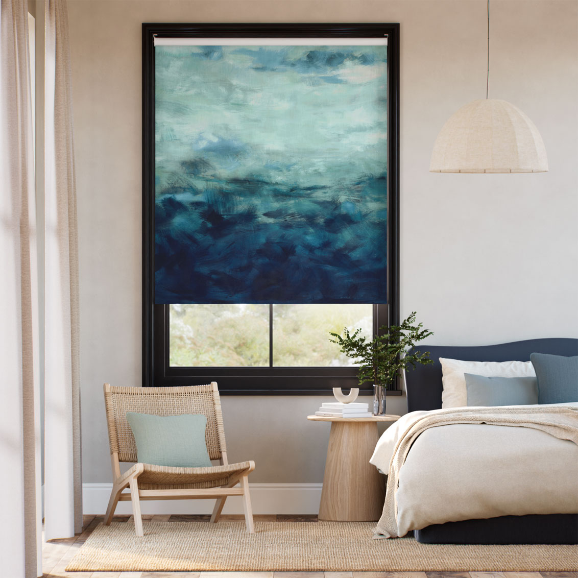 ナイロビ アズール ロールスクリーン